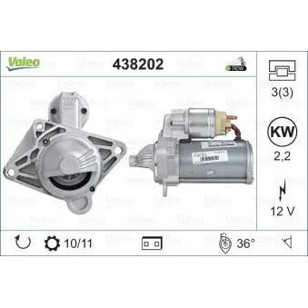 Démarreur VALEO 438202
