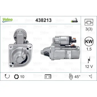 Démarreur VALEO 438213