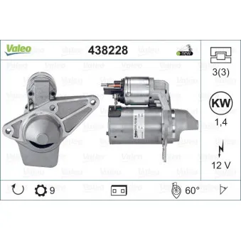 Démarreur VALEO 438228