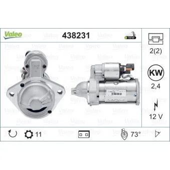 Démarreur VALEO 438231