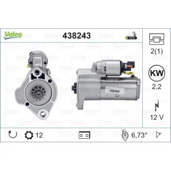 Démarreur VALEO 438243