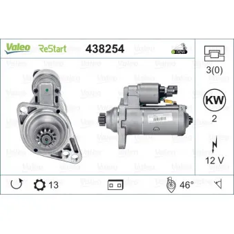 Démarreur VALEO 438254