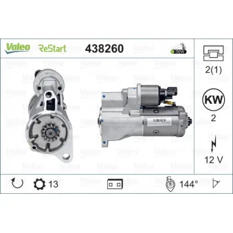 Démarreur VALEO 438260