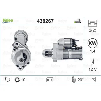 Démarreur VALEO 438267