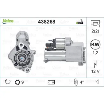 Démarreur VALEO 438268