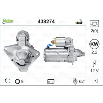 Démarreur VALEO 438274