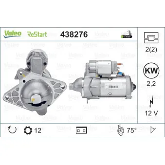 Démarreur VALEO 438276
