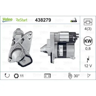 Démarreur VALEO 438279