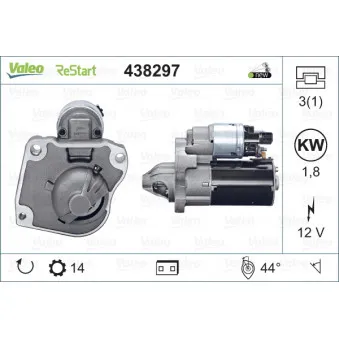 Démarreur VALEO 438297