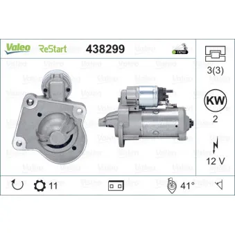 Démarreur VALEO 438299