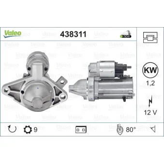 Démarreur VALEO 438311