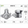 Démarreur VALEO 438312 - Visuel 1