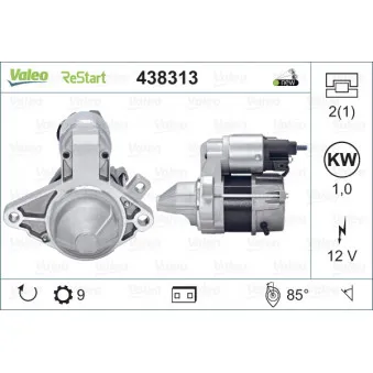Démarreur VALEO 438313
