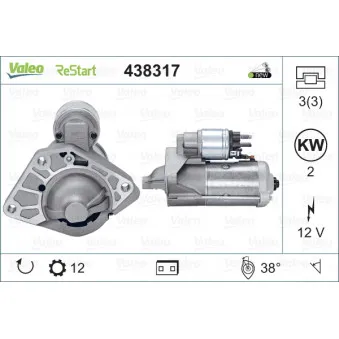 Démarreur VALEO 438317