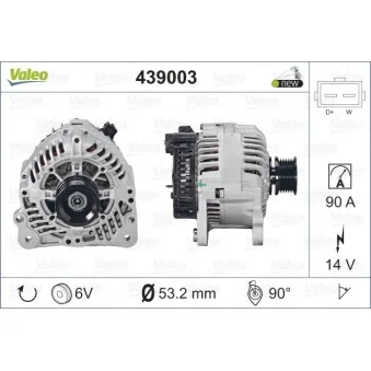 Alternateur VALEO 439003