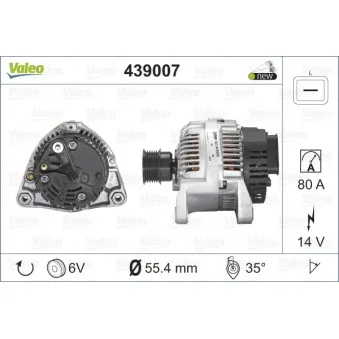 Alternateur VALEO 439007