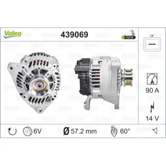 Alternateur VALEO 439069