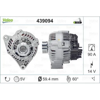 Alternateur VALEO 439094