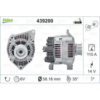 Alternateur VALEO 439200