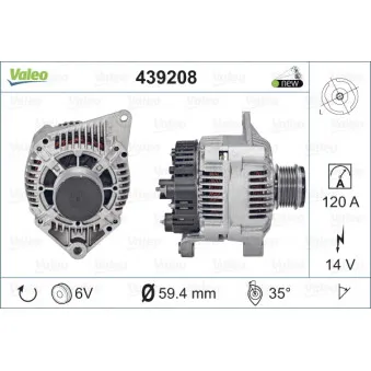 Alternateur VALEO 439208