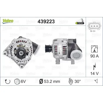 Alternateur VALEO 439223