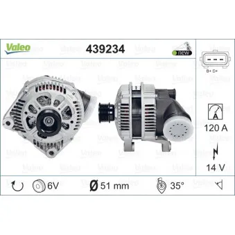 Alternateur VALEO 439234