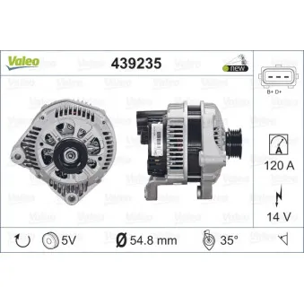 Alternateur VALEO 439235