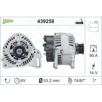 Alternateur VALEO 439258