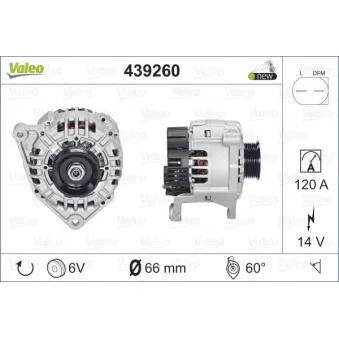 Alternateur VALEO 439260