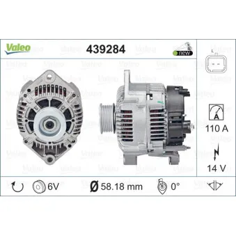 Alternateur VALEO 439284