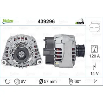 Alternateur VALEO 439296
