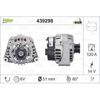 Alternateur VALEO 439298