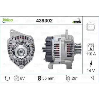 Alternateur VALEO 439302