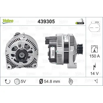 Alternateur VALEO 439305
