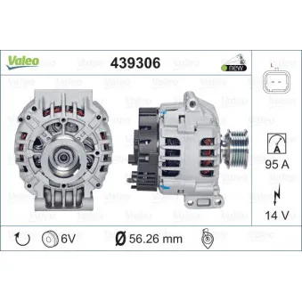 Alternateur VALEO 439306