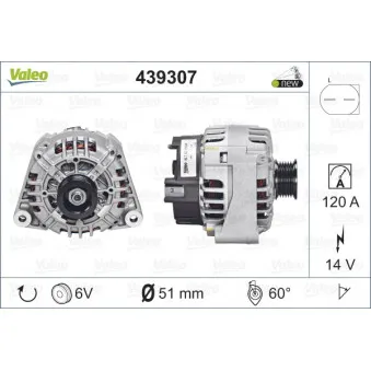 Alternateur VALEO 439307