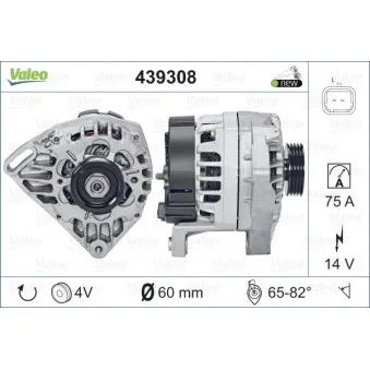 Alternateur VALEO 439308