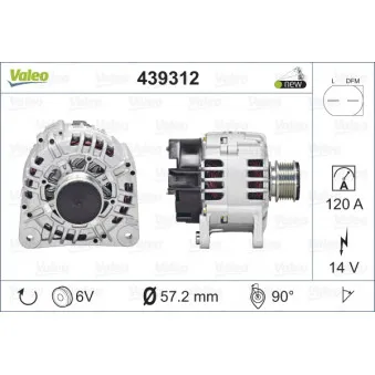 Alternateur VALEO 439312