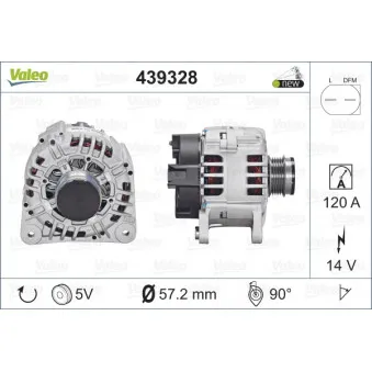 Alternateur VALEO 439328