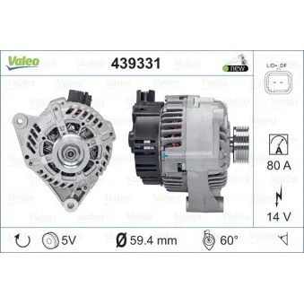 Alternateur VALEO 439331