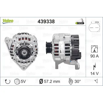 Alternateur VALEO 439338