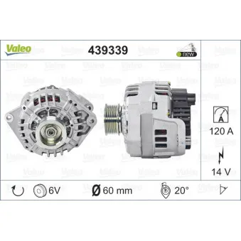 Alternateur VALEO 439339