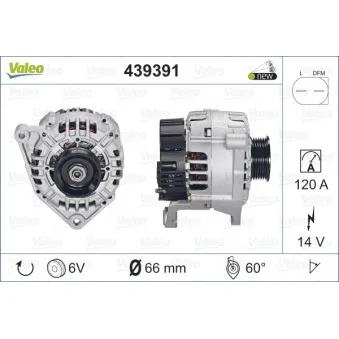 Alternateur VALEO 439391