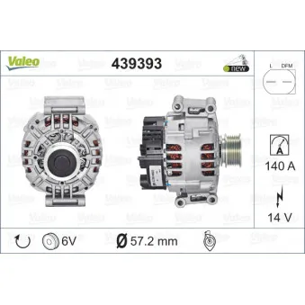 Alternateur VALEO 439393