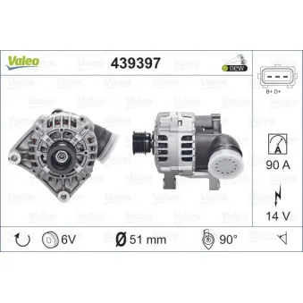Alternateur VALEO 439397
