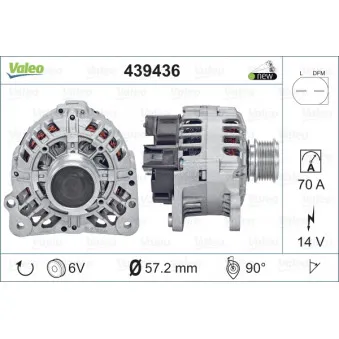 Alternateur VALEO 439436