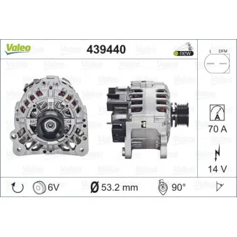 Alternateur VALEO 439440