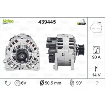 Alternateur VALEO 439445