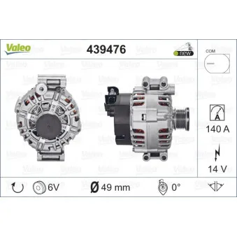 Alternateur VALEO 439476