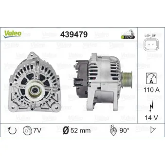 Alternateur VALEO 439479